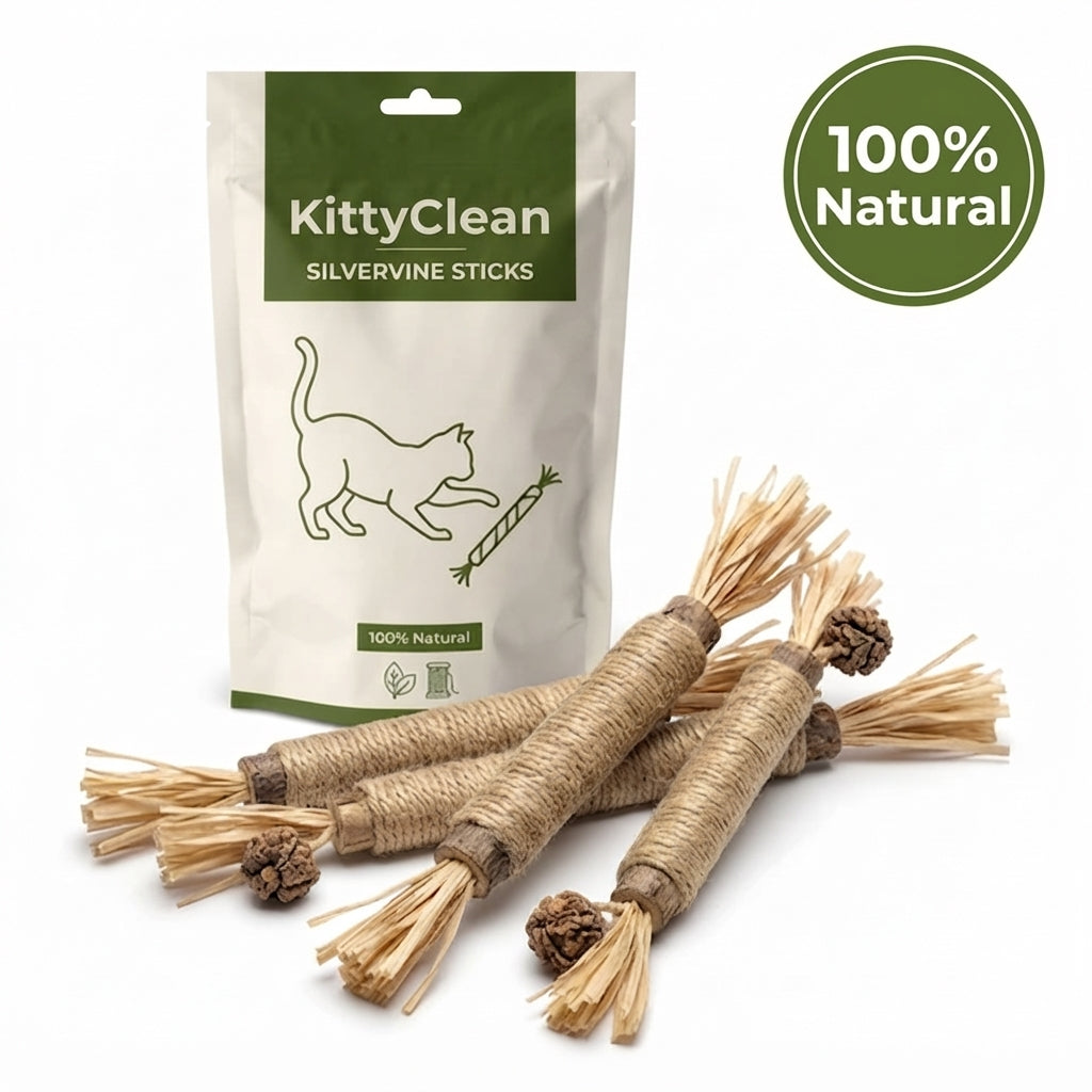 Natural Silvervine Cat Chew Sticks (6-Pack)